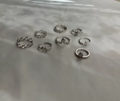 پک انگشتر استیل طرح 5