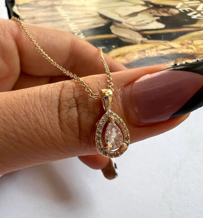 گردنبند طرح سواروسکی