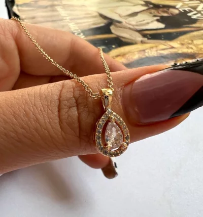 گردنبند طرح سواروسکی